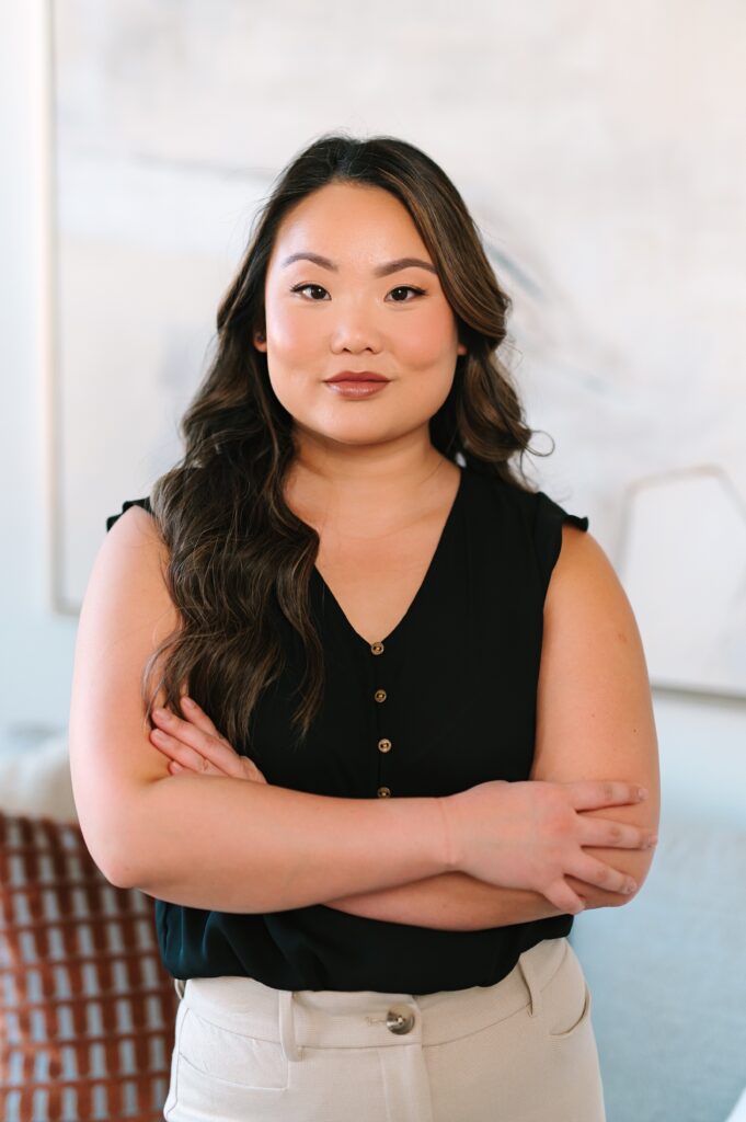 Real estate agent in a professional headshot for personal branding and marketing